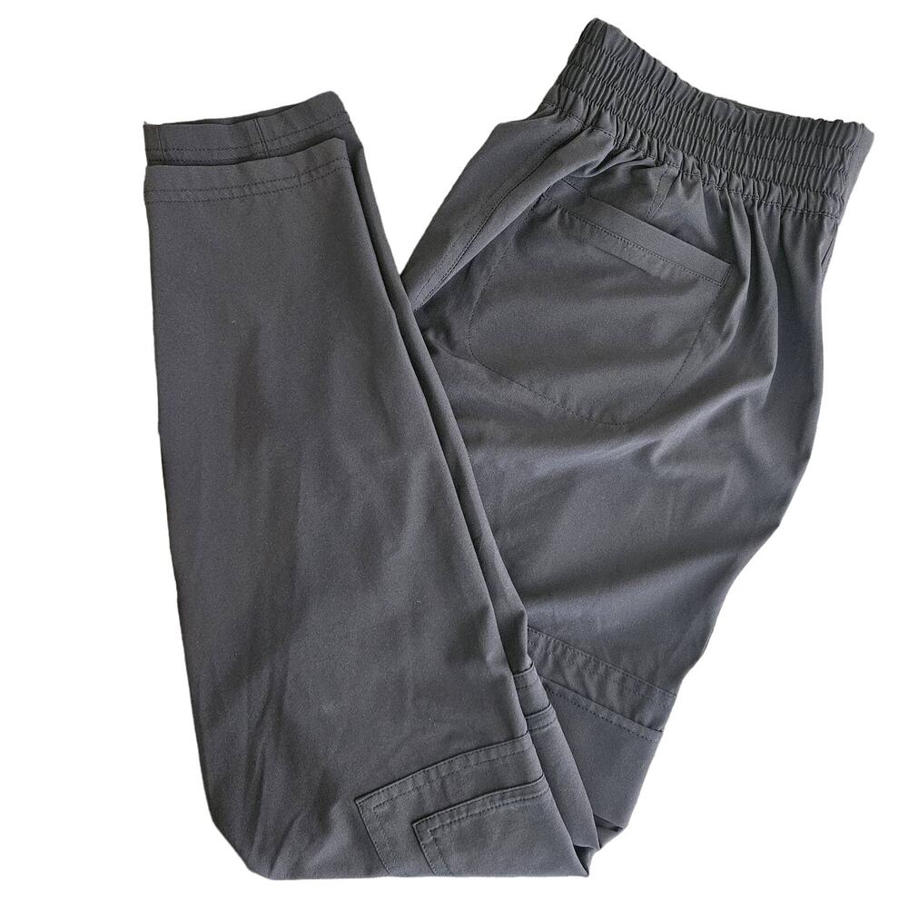 Athleta Chelsea Athleisure Travel Cargo Black Pants‎ | Women's 2 | MINOR FLAW